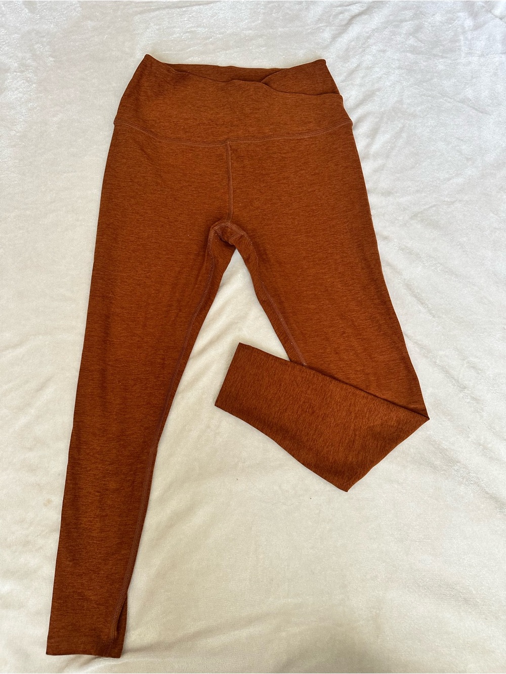 Beyond Yoga Rust Brown High-Waist Leggings